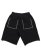 画像2: 【送料無料】RED LETTERS BLACK PEARLED FRENCH TERRY SHORTS (2)