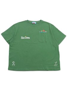画像1: 【送料無料】RED LETTERS AT THE GARDEN TEE GREEN (1)