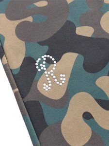 画像6: 【送料無料】RED LETTERS CAMO PEARLS FRENCH TERRY SHORTS (6)