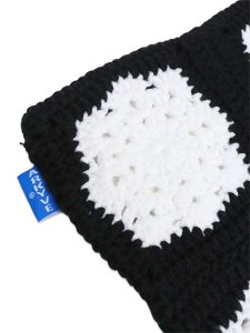 画像4: 【送料無料】ARKYVE BLACK SNOWFLAKE CROCHET CAT HAT (4)