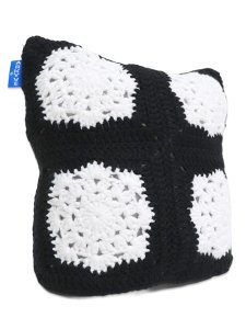 画像1: 【送料無料】ARKYVE BLACK SNOWFLAKE CROCHET CAT HAT (1)