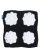 画像2: 【送料無料】ARKYVE BLACK SNOWFLAKE CROCHET CAT HAT (2)