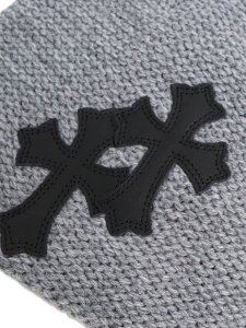 画像3: ADVANCE CROSS BEANIE LIGHT GREY/BLACK (3)