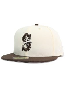 画像1: NEW ERA 59FIFTY 2-TONE MARINERS CHROME/WALNUT (1)