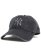 画像1: NEW ERA 9TWENTY RHINESTONE WASHED COTTON YANKEES BLACK (1)