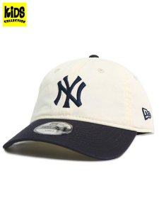 画像1: 【KIDS】NEW ERA CHILD 9TWENTY 2-TONE YANKEES CHROME/NAVY (1)