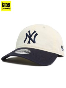 画像1: 【KIDS】NEW ERA YOUTH 9TWENTY 2-TONE YANKEES CHROME/NAVY (1)