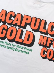 画像4: ACAPULCO GOLD OJ LOGO BOX FIT TEE WHITE (4)