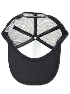 画像5: ACAPULCO GOLD OJ LOGO TRUCKER CAP BLACK/WHITE (5)