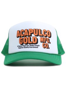 画像2: ACAPULCO GOLD OJ LOGO TRUCKER CAP GREEN/WHITE (2)