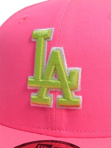 画像6: NEW ERA 59FIFTY FLASH PACK DODGERS NEON PINK (6)