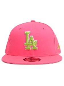 画像2: NEW ERA 59FIFTY FLASH PACK DODGERS NEON PINK (2)