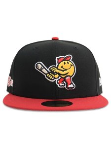 画像2: NEW ERA 59FIFTY MiLB WORCESTER RED SOX BLACK/SCARLET (2)