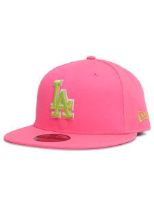 画像1: NEW ERA 59FIFTY FLASH PACK DODGERS NEON PINK (1)