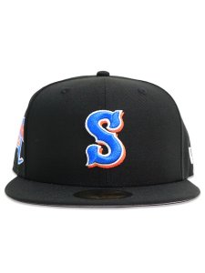 画像2: NEW ERA 59FIFTY MiLB SYRACUSE METS BLACK (2)