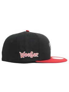 画像4: NEW ERA 59FIFTY MiLB WORCESTER RED SOX BLACK/SCARLET (4)
