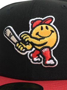 画像7: NEW ERA 59FIFTY MiLB WORCESTER RED SOX BLACK/SCARLET (7)