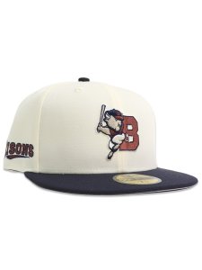 画像1: NEW ERA 59FIFTY 59FIFTY MiLB BUFFALO BISONS CHROME/NAVY (1)