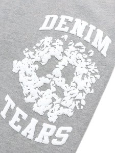 画像5: 【送料無料】DENIM TEARS DEMIM UNIVERSITY SWEATPANTS GREY/WHITE (5)
