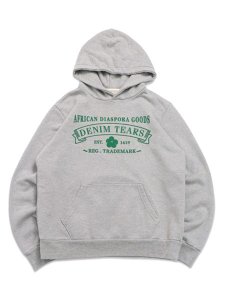 画像1: 【送料無料】DENIM TEARS ADG HOODIE GREY/GREEN (1)