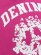 画像4: 【送料無料】DENIM TEARS DENIM UNIVERSTIY HOODIE PINK/WHITE (4)