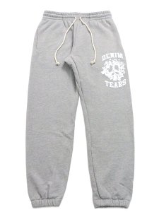 画像1: 【送料無料】DENIM TEARS DEMIM UNIVERSITY SWEATPANTS GREY/WHITE (1)