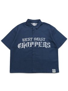 画像1: 【送料無料】WEST COAST CHOPPERS WCC PRINTED ACROSS BOXY SHIRT (1)