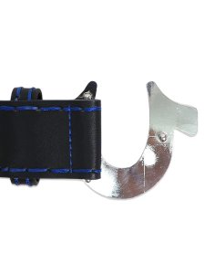 画像3: 【送料無料】TRUE RELIGION ENAMEL HORSESHOE BUCKLE STITCH BELT BLUE (3)