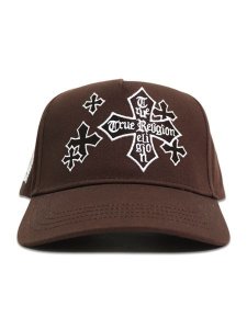 画像2: 【送料無料】TRUE RELIGION TRUE CROSS CAP CHESTNUT (2)