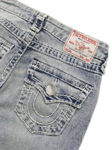 画像5: 【送料無料】TRUE RELIGION WMNS JOEY MID RISE SUPER T FLARE ELECTRIC GROVE MDW (5)