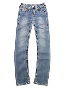 画像2: 【送料無料】TRUE RELIGION WMNS BILLIE ROPE STITCH STRAIGHT DAISY MEADOW (2)