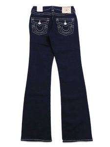 画像1: 【送料無料】TRUE RELIGION WMNS BECCA BIG T FLAP BOOTCUT BODY RINSE (1)