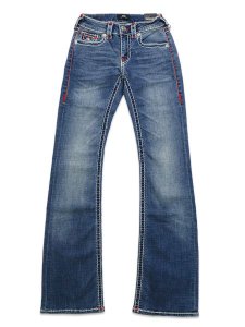 画像2: 【送料無料】TRUE RELIGION WMNS BECCA MID RISE SUPER T BOOTCUT ORCHID BREEZE (2)