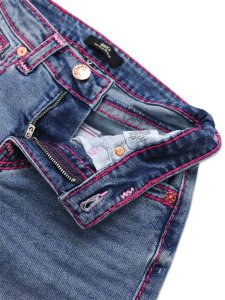 画像4: 【送料無料】TRUE RELIGION WMNS BECCA MID RISE SUPER T BOOTCUT CRYSTAL FLASH (4)