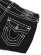 画像5: 【送料無料】TRUE RELIGION WMNS JOEY LOW RISE SUPER T FLAP SHORT BODY RINSE BLACK (5)
