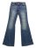 画像2: 【送料無料】TRUE RELIGION WMNS JOEY MID RISE SUPER T FLARE DARK WASH (2)