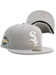 画像1: NEW ERA 59FIFTY CS WHITE SOX CTWN WS2005 U/GY FB GRY/WHT (1)