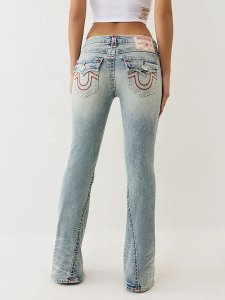 画像6: 【送料無料】TRUE RELIGION WMNS JOEY LOW RISE SUPER T FLARE PETAL BLOOM (6)