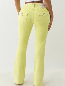 画像7: 【送料無料】TRUE RELIGION WMNS BECCA MID RISE BIG T BOOTCUT DAIQUIRI GREEN (7)