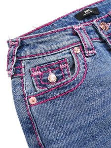 画像3: 【送料無料】TRUE RELIGION WMNS BECCA MID RISE SUPER T BOOTCUT CRYSTAL FLASH (3)