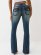 画像7: 【送料無料】TRUE RELIGION WMNS JOEY MID RISE SUPER T FLARE DARK WASH (7)