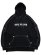画像1: 【送料無料】TRUE RELIGION MESH PANEL BIG T CARGO HOODIE BLACK (1)