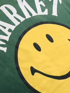 画像4: 【送料無料】MARKET SMILEY LOCK UP HOODIE DARK GREEN (4)