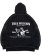 画像2: 【送料無料】TRUE RELIGION MESH PANEL BIG T CARGO HOODIE BLACK (2)