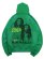 画像2: BOB MARLEY SHINING SUN ZIP UP FLEECE GREEN/YELLOW (2)