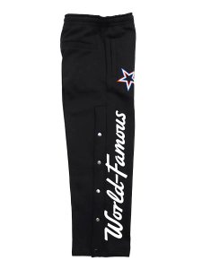 画像7: HARLEM GLOBETROTTERS WORLD FAMOUS SWEATPANT BLACK/RED (7)