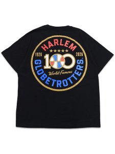 画像1: HARLEM GLOBETROTTERS WORLD FAMOUS TEE BLACK/RED (1)