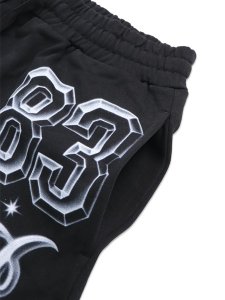 画像3: 【送料無料】 COOKIES CLOTHING DRAFT DAY SWEAT SHORT BLACK (3)