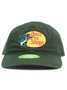 画像2: 【KIDS】BASS PRO SHOPS TODDLER EMBROIDERED LOGO TWILL CAP DARK GREEN (2)