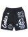 画像1: 【送料無料】 COOKIES CLOTHING DRAFT DAY SWEAT SHORT BLACK (1)
